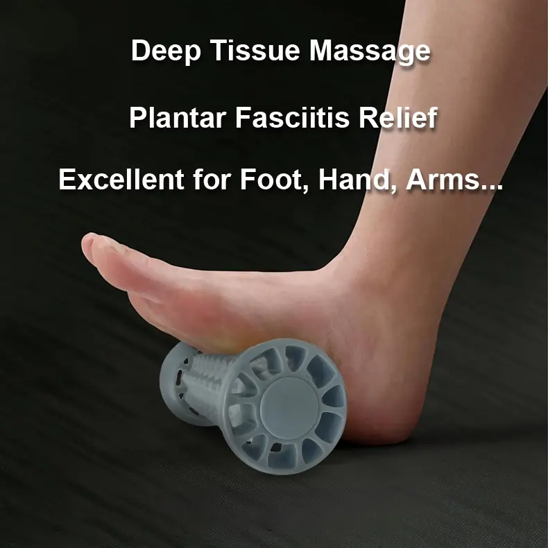 Tisu dalam, titik pemicu, pijat otot Shiatsu, pemijat rol kaki, pereda Plantar Fasciitis