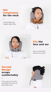 Almohada de Viaje Ergonómica para Adultos, Ajustable, con Soporte para Cuello y Cabeza, 100% Espuma Pura, con Auriculares - Product Image 6