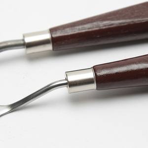 سكين للرسم بمقبض خشبي من الفولاذ المقاوم للصدأ للرسم بالزيت - Product Image 5