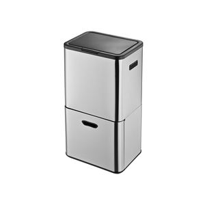 <span class=keywords><strong>Cubo</strong></span> de <span class=keywords><strong>Basura</strong></span> de Cocina de 70L con 3 <span class=keywords><strong>Compartimentos</strong></span> y Tapa a Presión, Sistema de <span class=keywords><strong>Reciclaje</strong></span> de <span class=keywords><strong>Tres</strong></span> <span class=keywords><strong>Compartimentos</strong></span>, <span class=keywords><strong>Cubo</strong></span> de <span class=keywords><strong>Basura</strong></span> de Acero para Cocina - Product Image 1