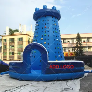 Trẻ Em Ngoài Trời Inflatable Leo Núi Trò Chơi Tùy Chỉnh Thực Hiện Nhỏ Lớn Inflatable Leo Núi Tường Người Lớn Để Bán