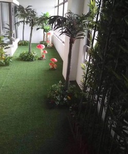 Four Color Autumn Thatch Synthetic Artificial Grass Landscape Turf for Backyard Garden - Product Image 4