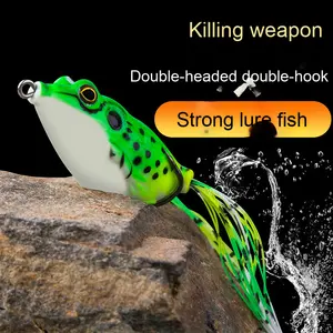 Señuelo de Pesca Luya al por Mayor, Señuelo Suave, Imitación de Huevo de Rana, Traje Negro, Acero con Alto Contenido de Carbono, <span class=keywords><strong>Trucha</strong></span> - Product Image 3