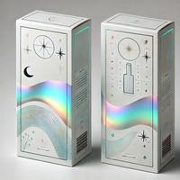 Boîte d'emballage de parfum de luxe personnalisable avec impression de logo, flacon de parfum de 50 ml et 100 ml