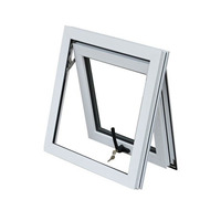 Fenêtres à auvent Fenêtres à guillotine en plastique ou en aluminium Skylight Porte et fenêtre Fenêtre insonorisée à isolation thermique
