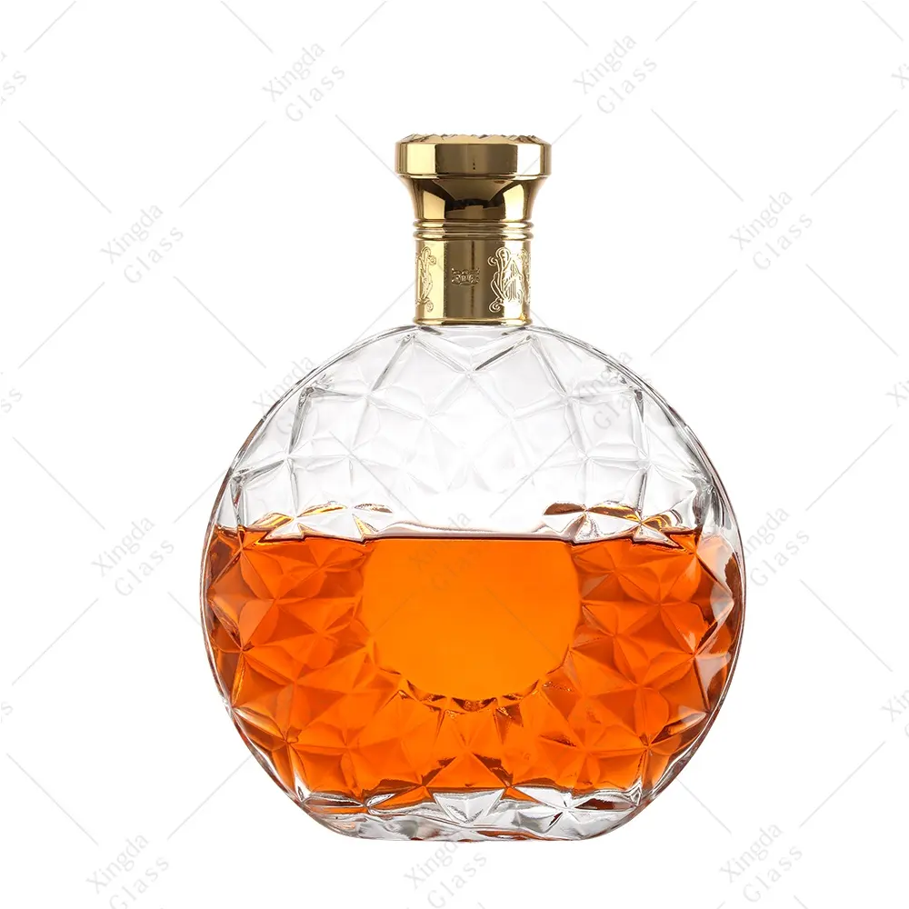 Botol minuman keras, botol Decanter alkohol kaca dengan tutup kedap udara, wiski Vodka Bourbon untuk hadiah, rumah, Bar,