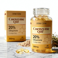 Coenzyme Q10 Fermenté à Haute Disponibilité Bio, Formule Riche en Ubiquinone, Soutien Cellulaire, OEM, HACCP, KOSHER, HALAL, Gélules Molles