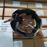 Bouchon de réservoir de carburant Sinotruk HOWO A7 T7H AZ9112550210 avec serrure et clés, couvercle de réservoir de carburant verrouillable