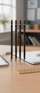 Lápiz Mecánico con Cuerpo de Plástico, Mina de 0.5mm Recargable, para Uso Escolar y de Oficina - Product Image 2