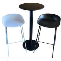 Table de bar ronde simple et stable de style moderne nouveau design utilisée pour bar pub café cuisine salle à boire café thé