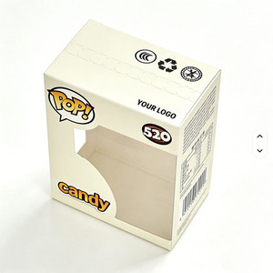 Caja de Regalo Plegable Automática con Base Biodegradable y Reciclable, Caja de Embalaje para Juguetes de Peluche y Muñecas con Ventana - Product Image 3