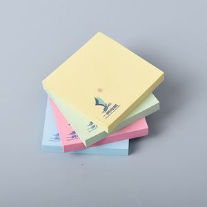 Papeterie personnalisée avec logo, bloc-notes autocollant en papier offset, bloc-notes adhésif 3x3 pouces avec impression du logo de l'entreprise - Product Image 4