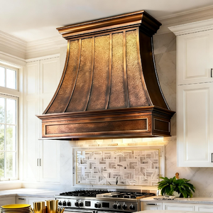 Архитектурная декоративная накладка из кованой меди для элитных кухонь - Product Image 5