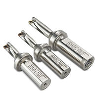 Foret rigide en U pour petits trous, robuste, à fond plat, support SP CNC