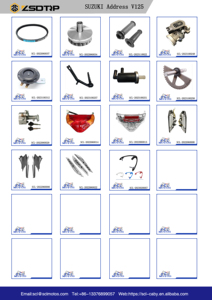 Kit <span class=keywords><strong>de</strong></span> carénage arrière pour <span class=keywords><strong>moto</strong></span> V125G Address UZ125GK5 CF46A 2005, garniture arrière en plastique noir - Product Image 5