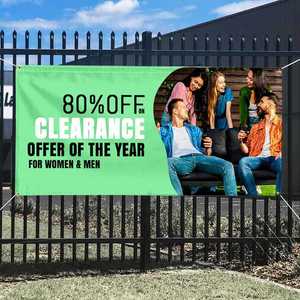 ป้ายไวนิลพิมพ์ลายดิจิทัลแบนเนอร์สำหรับงานกิจกรรมสองด้านพิมพ์ลายดิจิทัลสำหรับกลางแจ้งพร้อมโลโก้ - Product Image 2