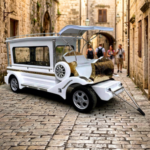 Cercueil transportable de fabricants chinois, chariot funéraire, chariot de transport spécial, voiture funéraire remorquable - Product Image 1