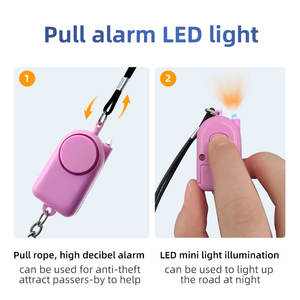 <span class=keywords><strong>Alarma</strong></span> de autodefensa para mujer, <span class=keywords><strong>alarma</strong></span> antiviolación, llavero, <span class=keywords><strong>alarma</strong></span> de seguridad personal con luz LED - Product Image 4