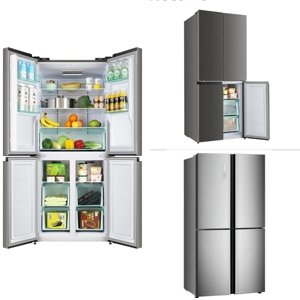 220V 400L French Door Smart Side-by-side <b>Refrigerators</b> 4Door Fridge <b>Refrigerator</b> Class1 Home Auto With Screen Music <b>Refrigerator</b> - Product Image 4