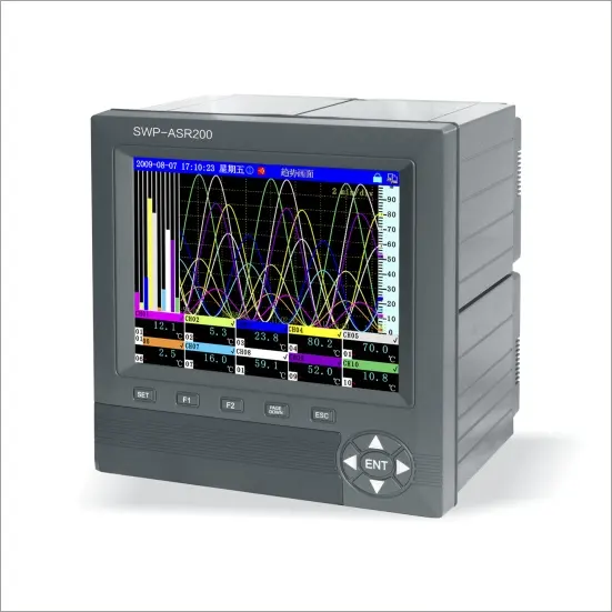 SWP-ASR200 không cần giấy ghi tín hiệu analog đầu vào không có giấy hiển thị nhiệt độ dụng cụ kiểm tra