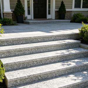 Premium Modern Polished Natural Stone Pearl White <b>Granite</b> <b>Slab</b> Cut-To-Size Durable 1 Year for Kitchen Bathroom Staircase Outdoor - Product Image 5