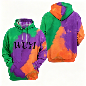 Sweat à capuche uni de marque de créateur pour homme 2025 – Polyester/Coton, Luxe, Style Urbain Décontracté, Grand Logo Brodé, Appliqué Vintage, Hip Hop - Product Image 3