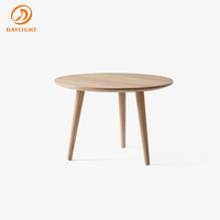 Tables basses élégantes en bois de chêne pour hôtels et maisons – Combinaison simple pour l'intérieur