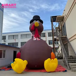 Thanksgiving Holiday Inflatable Giant Turkey For Festival Decoration