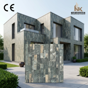 Panel Sándwich con Núcleo <span class=keywords><strong>PIR</strong></span>, Panel Decorativo para Pared Exterior, Panel Metálico con Aspecto de Ladrillo para Exteriores - Product Image 3