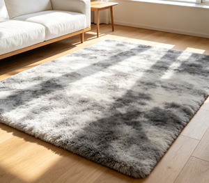 Tapis d'appoint moderne fait main en coton/laine/polymère épais, antidérapant, facile d'entretien, idéal pour l'extérieur, les hôtels, les bureaux et les salles à manger - Product Image 2