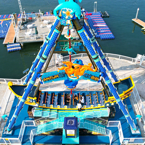 Bateau <span class=keywords><strong>pirate</strong></span> géant de luxe en acier et fibre de verre pour 40 places, pour parcs d'attractions, enfants et adultes, à vendre - Product Image 1