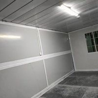 Installation rapide, maison conteneur pliable de 20 pieds ou 40 pieds avec une bonne isolation