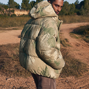 Vestes matelassées surdimensionnées à capuche, coupe-vent, imprimées, avec logo <span class=keywords><strong>personnalisé</strong></span>, 100% polyester, design de créateur, pour l'hiver - Product Image 5