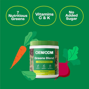 İnanılmaz süper yeşiller toz yüzlü karışımı enerji artışı için anında antioksidan Superfood karışımı - Product Image 3