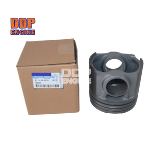 Piston de moteur 6211-32-2130 6217-31-2130 pour excavatrice Komatsu HD456 HD785 6D170E 6D140E 12V140E - Product Image 1