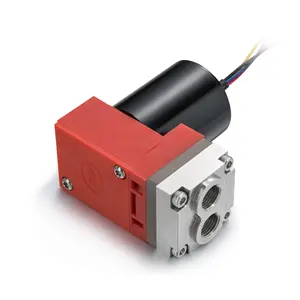 12VDCポータブル電動エアコンプレッサーポンプ防食FKMダイヤフラム高温。4L/分流量小型真空ポンプ