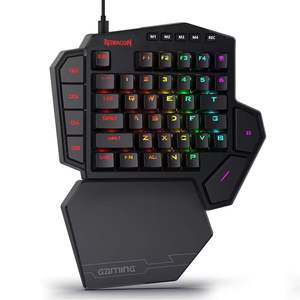 <span class=keywords><strong>Redragon</strong></span> K585 <span class=keywords><strong>DITI</strong></span> Teclado mecánico para juegos RGB con cable de una mano 42 teclas Tipo-C Teclado profesional para juegos intercambiable en caliente - Product Image 1