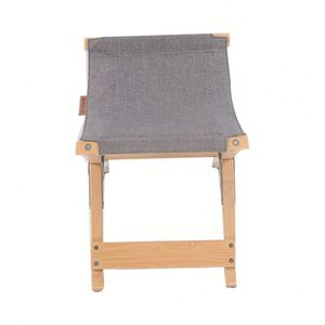 Picnic <b>Chair</b> Bamboo Camping Stool Hot Sale Customized Logo Factory Direct Portable Small <b>Folding</b> for <b>Outdoor</b> Carton Chinese - Product Image 3