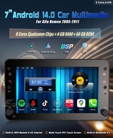 Reproductor de CD con GPS 4G, CarPlay inalámbrico, Android 14, pantalla IPS de 7 pulgadas, procesador octa core, Mirror Link, ranura para tarjeta SD, soporte para el tablero, para radio de Alfa Romeo