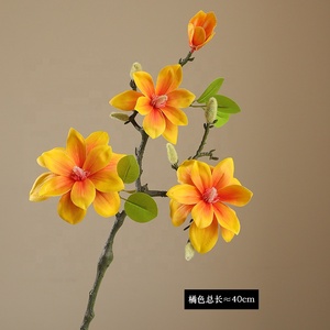 Negozio di abbigliamento soggiorno artificiale fatta a mano esposizione di fiori piccolo lago occidentale Magnolia fiore finta giglio artificiale - Product Image 3