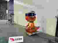 Modèle animatronique télécommandé fabricant de dinosaures de dessin animé modèle animé animatronique électrique lunettes vr dinosaure