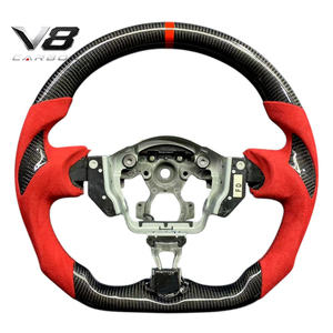 Volante in Vera Fibra di Carbonio V8carbon per <span class=keywords><strong>Giulietta</strong></span> 940, <span class=keywords><strong>Accessori</strong></span> Auto, Parti Auto Modificate, Stile Racing Sportivo Personalizzato - Product Image 2