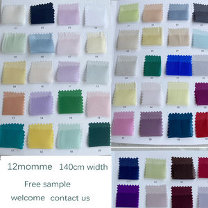 Tissu en <span class=keywords><strong>organza</strong></span> <span class=keywords><strong>de</strong></span> <span class=keywords><strong>soie</strong></span> <span class=keywords><strong>de</strong></span> mûrier 100 % 12 Momme, vendu <span class=keywords><strong>au</strong></span> mètre, largeur 140 cm, certifié OEKO-TEX, pour robe <span class=keywords><strong>de</strong></span> mariée ou superposition <span class=keywords><strong>de</strong></span> mariage - Product Image 2