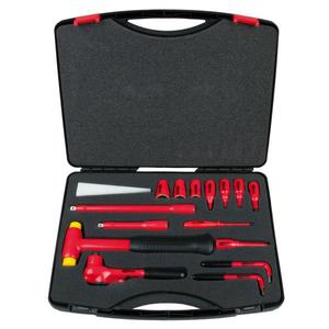 KS TOOLS - 117.1885 Jeu de clés à douille isolées 3/8 ''(16 pièces)-EAN 4042146542484 CLÉS À DOUILLE ISOLÉES - Product Image 1