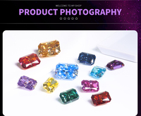 Pierres de Moissanite Multicolores Brillantes pour la Fabrication de Bijoux - Fournitures pour Montres/Colliers/Bagues/Boucles d'Oreilles Capables de Passer le Test du Diamant