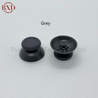 Manchettes de joystick noires/grises pour manette PS4