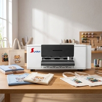 Nouvelle imprimante DTF entièrement automatique format A1 avec tête Epson, encre pigmentée, design compact peu encombrant, contrôle USB hors ligne, garantie 1 an