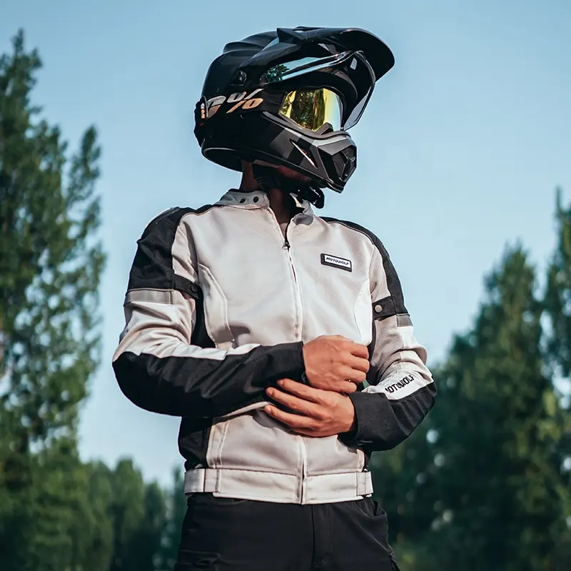 MOTOWOLF Universal bequeme Motorrads chutz jacke mit Schutz ausrüstung