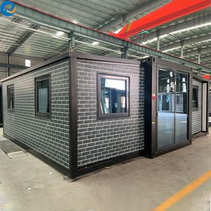 CE Grande Villa Préfabriquée Conteneurisée Extensible Portable à Prix Abordable et à Faible Coût à Vendre avec Structure - Product Image 6