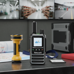 Talkie-walkie 4G Tetocom G68-8 version UE économique avec batterie 3000 mAh longue portée pour usage professionnel, garantie 12 mois, IP56 - Product Image 1